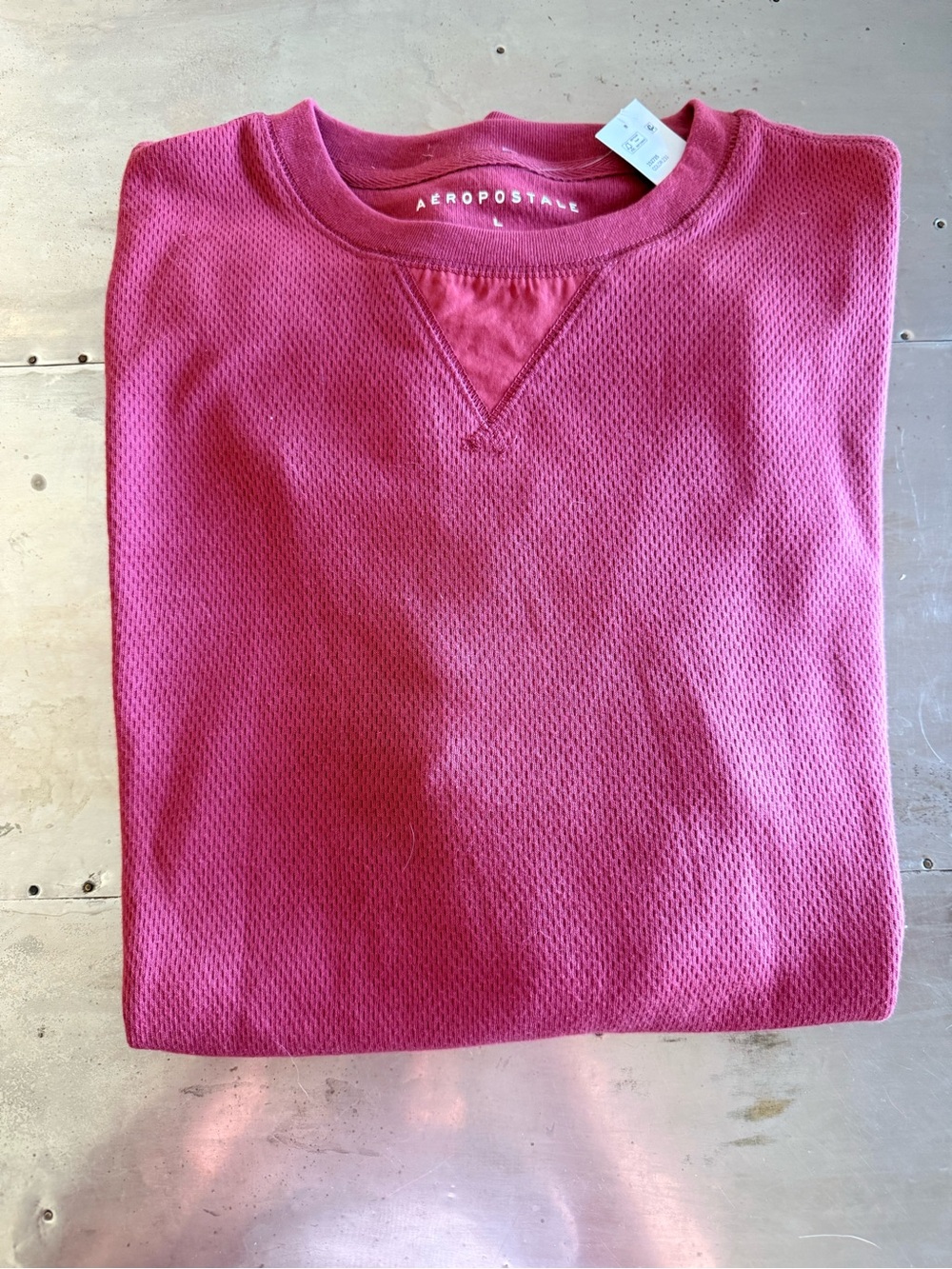 Aeropostale Men’s Crewneck Long Sleeve Shirt (0028)